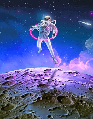 Astronaut Galaxy Adventure Paint By Numbers