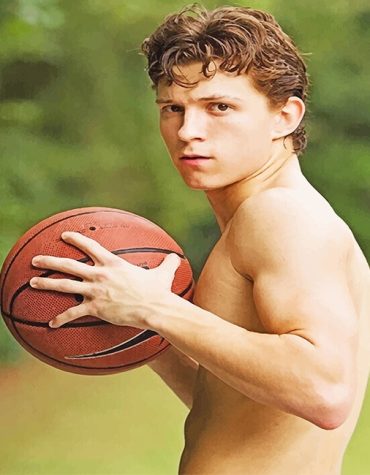 Tom Holland Basketball Star Paint By Numbers