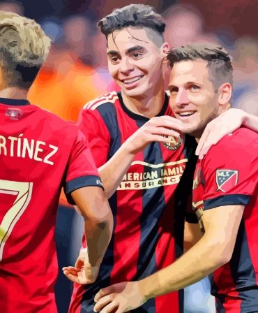 Atlanta United Soccer Paint By Numbers