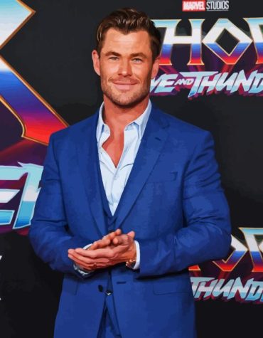 Chris Hemsworth Movies Icon Paint By Numbers