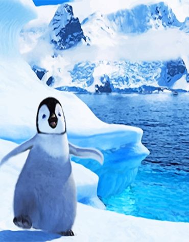 Baby Penguin Cute Paint By Numbers