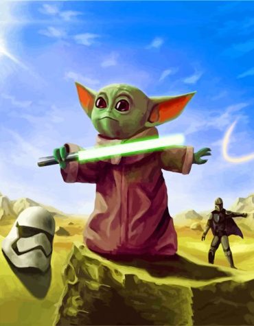 Grogu Star Wars Adventure Paint By Numbers