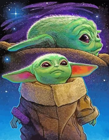 Grogu Star Wars Paint By Numbers