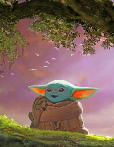 Baby Yoda Grogu Star Wars Paint By Numbers