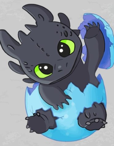 Toothless Dragon Animations Paint By Numbers