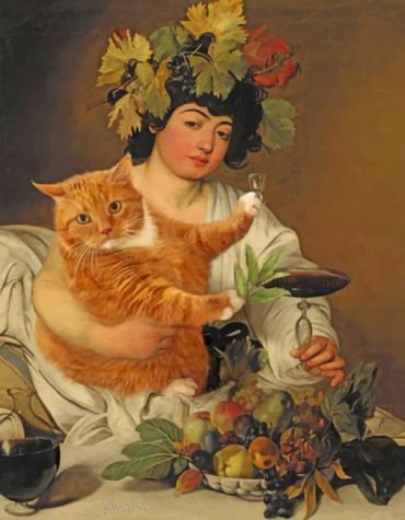 Bacchus Caravaggio Cat Paint By Numbers