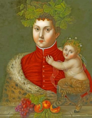 Bacchus With Retro Charm Paint By Numbers