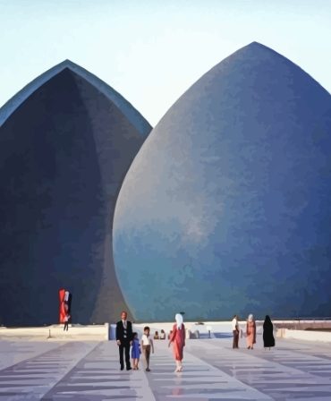 Baghdad Skyscrapers Paint By Numbers