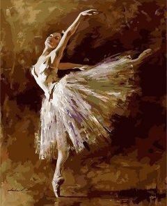 Ballerina Dance Art Paint By Numbers
