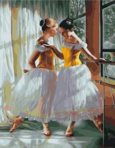 Ballet Dancing Girls Paint By Numbers