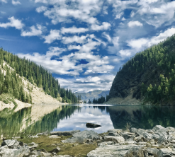 Banff Lake Scenery Paint By Numbers