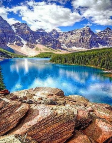 Banff National Park Scenic Paint By Numbers