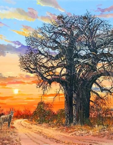 Baobab Landscapes Paint By Numbers