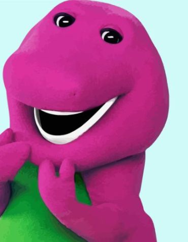 Barney Dinosaur TV Series Paint By Numbers