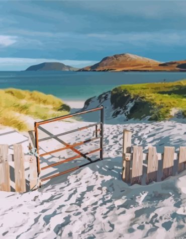 Isle of Barra Beach Landscapes Paint By Numbers