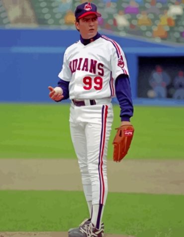 Baseball Legend Ricky Vaughn Paint By Numbers