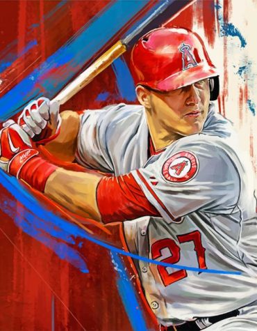 Baseball Sports Icon Paint By Numbers