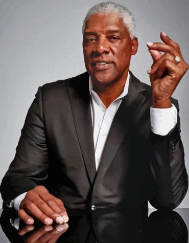 Dr J Basketball Legend Paint By Numbers