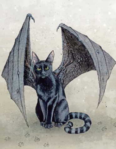 Bat and Cat Fun Paint By Numbers