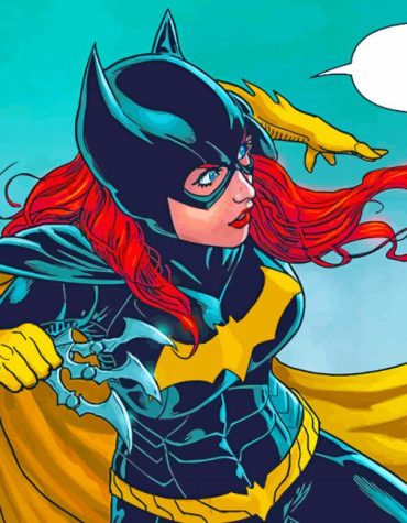 Batgirl Superhero Paint By Numbers