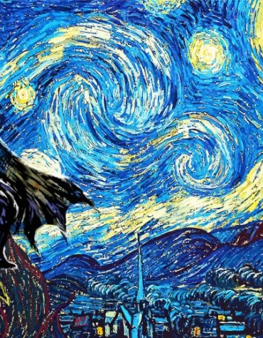 Bats and Stars: Batman Paint By Numbers