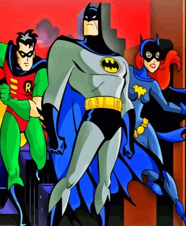 Batman and Friends Paint By Numbers