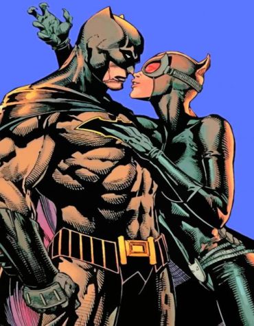 Batman and Catwoman Love Paint By Numbers