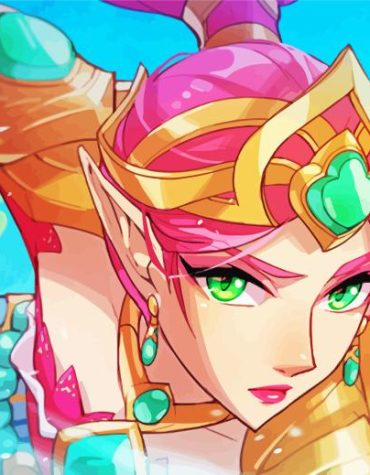 League of Legends Battle Queen Janna Paint By Numbers