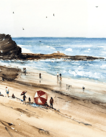 Beach Ridge Landscape Paint By Numbers