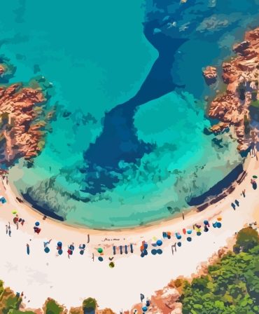 Pristine Sardinia Seascape Paint By Numbers