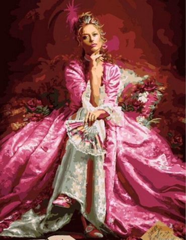 Blonde British Beauty Paint By Numbers