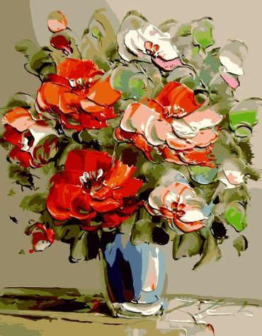 Colorful Floral Creations Paint By Numbers