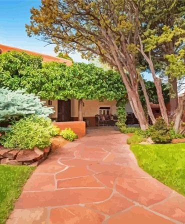 Santa Fe House Masterpiece Paint By Numbers