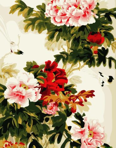 Peony and Roses Paint By Numbers