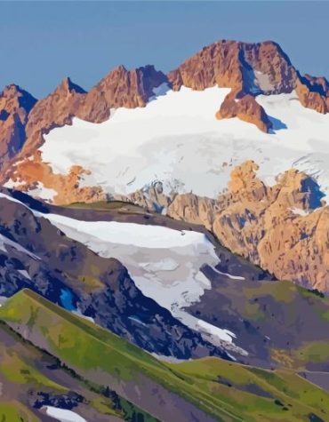 Snowy Twin Sisters Paint By Numbers