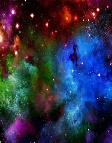 Colorful Nebula Universe Paint By Numbers