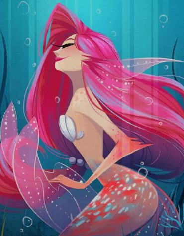 Disney Mermaid for Girls Paint By Numbers