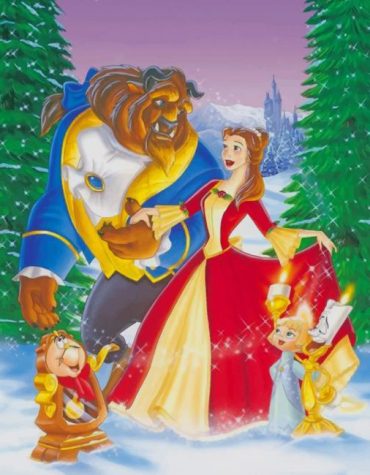 Christmas Beauty And The Beast Paint By Numbers