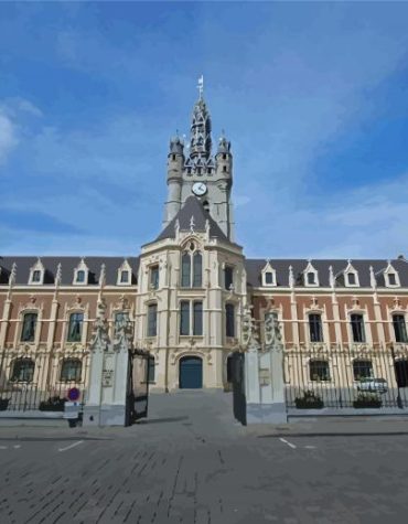 Beffroi De Douai France Landmark Paint By Numbers