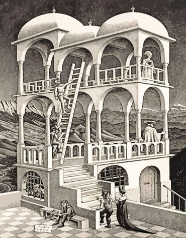 Belvedere Illusion Paint By Numbers