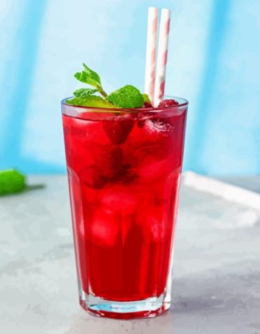 Berries and Tea Delight Paint By Numbers