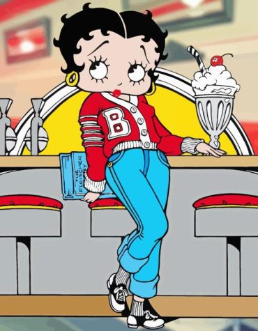 Betty Boop Illustrations Paint By Numbers