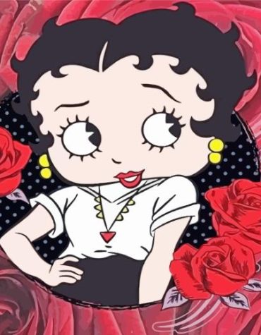 Cute Betty Boop Cartoons Paint By Numbers