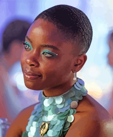 Bianca from Wednesday TV Show Paint By Numbers