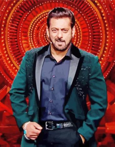 Salman Khan Bollywood Star Paint By Numbers