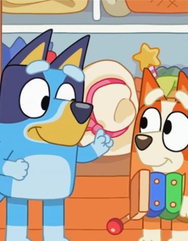 Bingo Bluey Cartoon Paint By Numbers