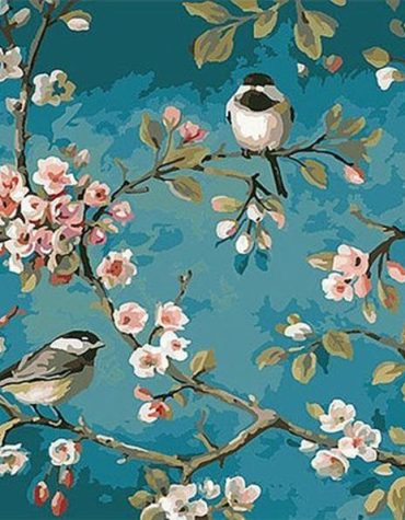 Bird and Flower Craft Kit Paint By Numbers