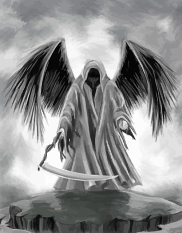 Grim Reaper Wings Paint By Numbers