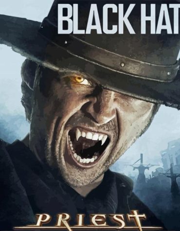 Priest in Black Hat Movie Poster Paint By Numbers
