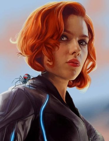 Black Widow Natasha Romanoff Paint By Numbers